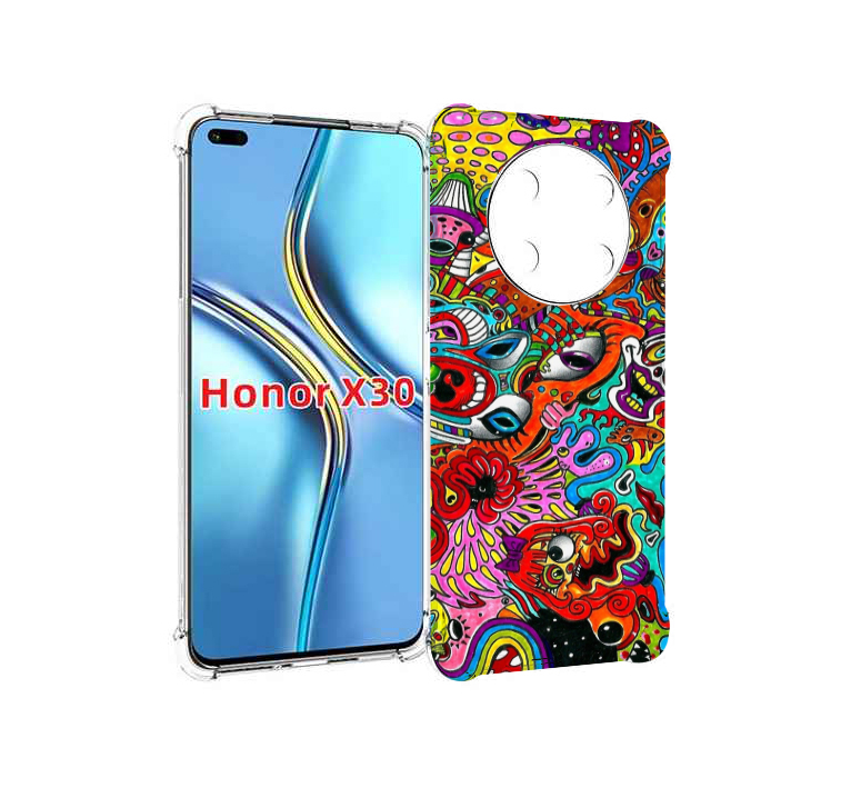 

Чехол MyPads разные абстракции яркие для Honor X30 / Magic4 Lite 5G, Прозрачный, Tocco