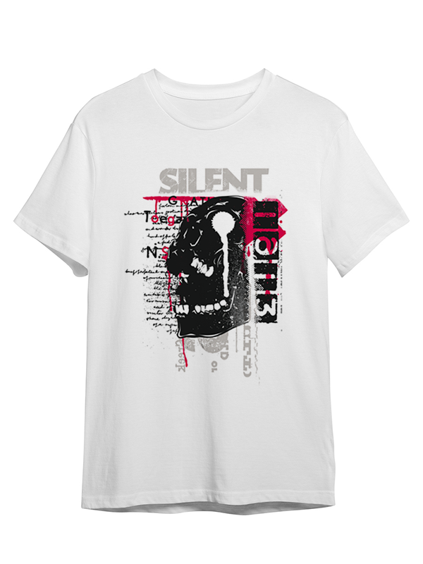 

Футболка унисекс СувенирShop Абстракция "Silent / Череп / Skull" 251 белая XL (50-52), Белый, Абстракция "Silent / Череп / Skull" 251
