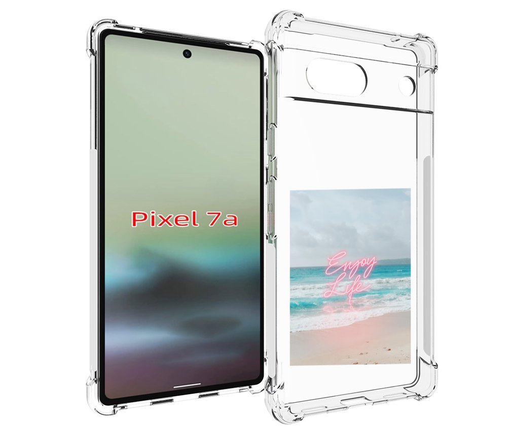 

Чехол MyPads красивый пляж для Google Pixel 7A, Tocco