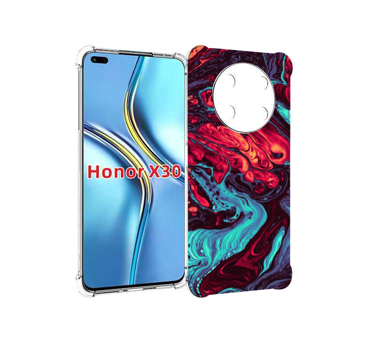 

Чехол MyPads разбавленная краска для Honor X30 / Magic4 Lite 5G, Прозрачный, Tocco