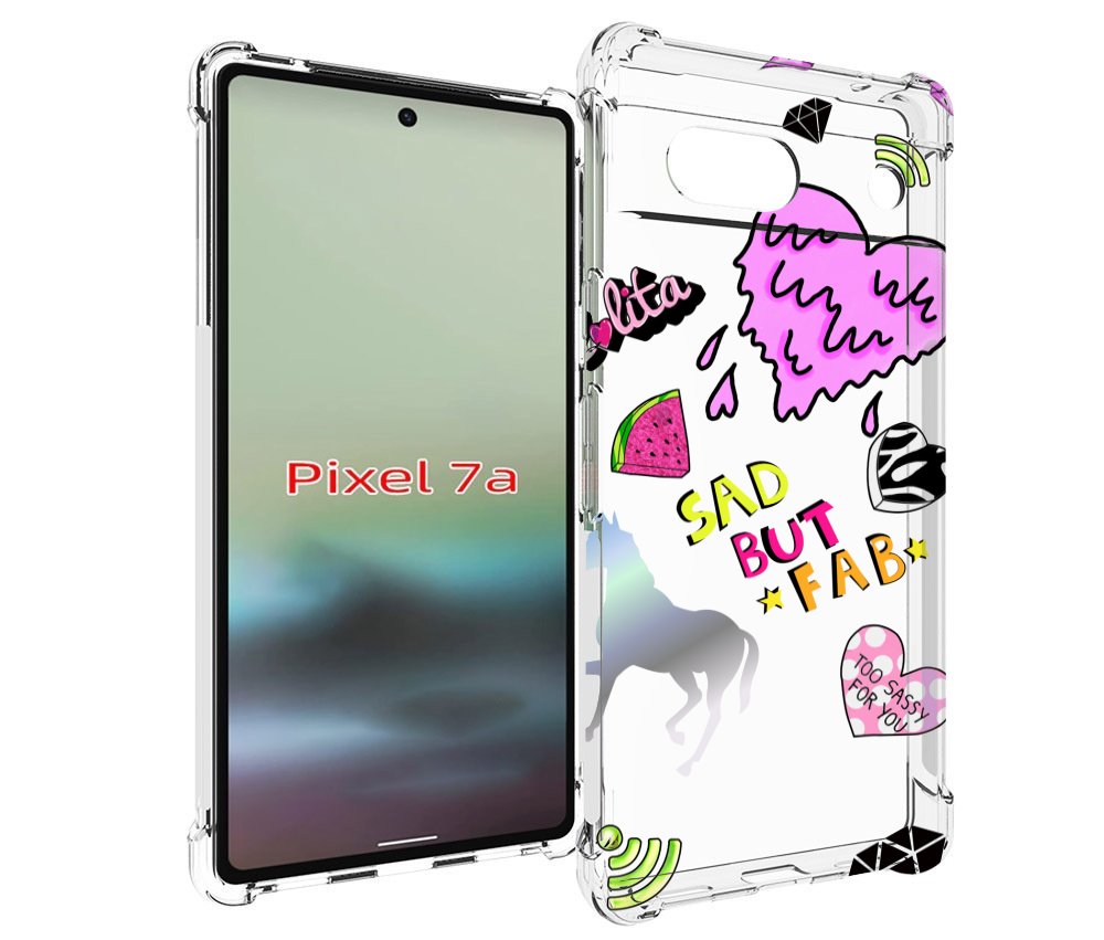 

Чехол MyPads красивые-смайлики для Google Pixel 7A, Tocco
