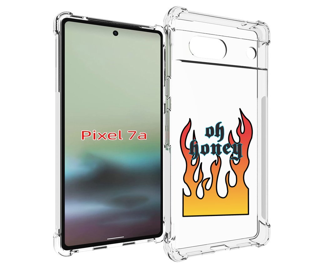 

Чехол MyPads красивое-пламя для Google Pixel 7A, Tocco