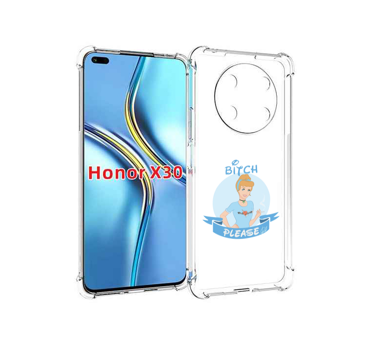 

Чехол MyPads принцесса-эльза женский для Honor X30 / Magic4 Lite 5G, Прозрачный, Tocco