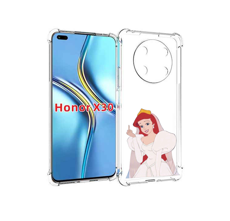 

Чехол MyPads принцесса-Русалочка-Ариель женский для Honor X30 / Magic4 Lite 5G, Прозрачный, Tocco