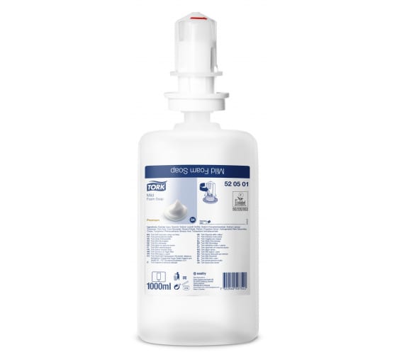

Жидкое мягкое мыло-пена TORK S4 520501 21653, 1 л
