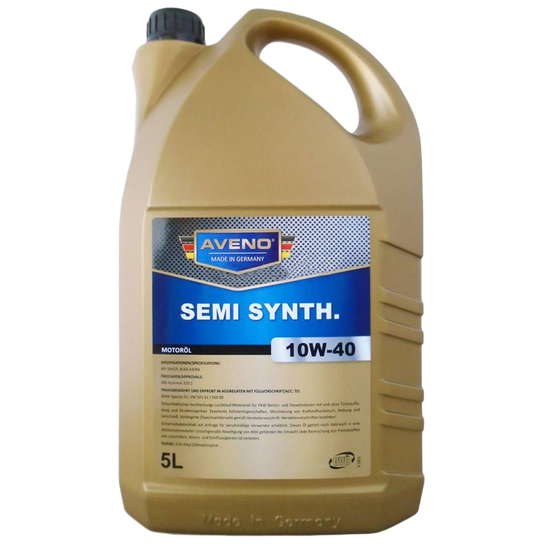 Моторное масло AVENO Semi Synth. SAE 10W-40 (5л) AVENO 0002-000025-005