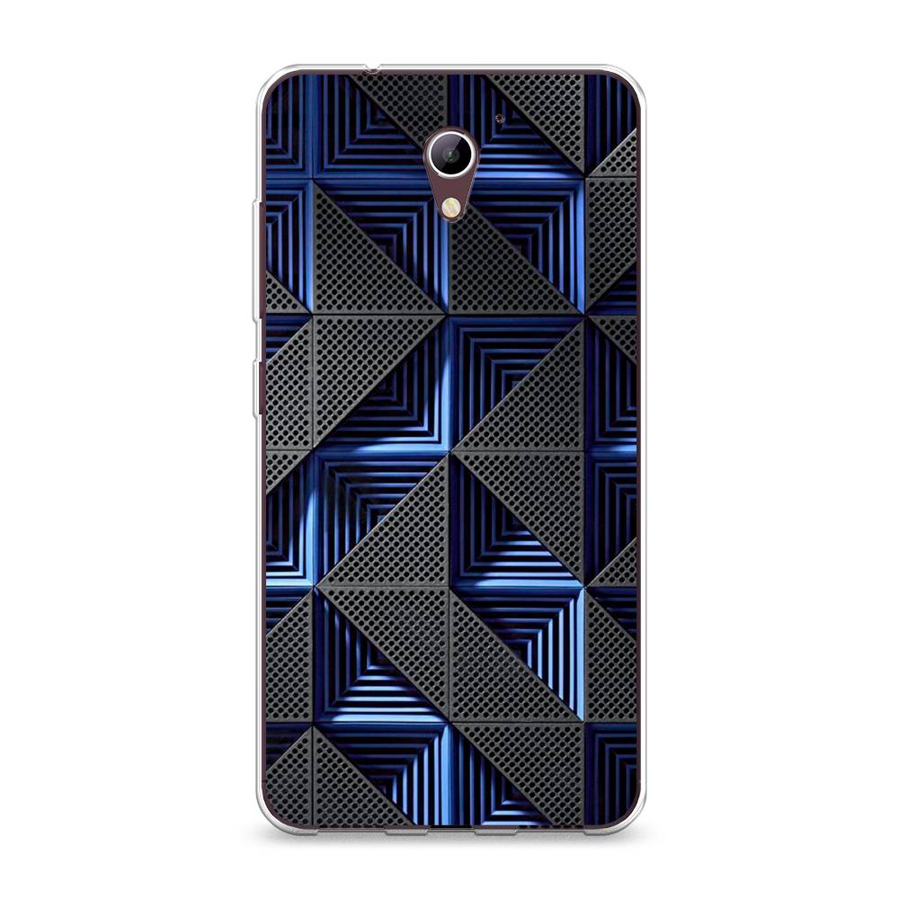 

Чехол на ZTE Blade A510 "IBM", Серый;синий, 130150-3