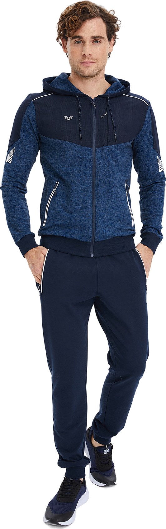 

Костюм мужской Bilcee Men's Tracksuit синий M, Men's Tracksuit
