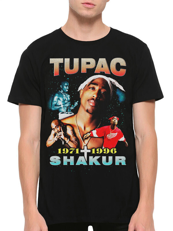 фото Футболка мужская dream shirts тупак шакур - 2pac 10008452 черная xs