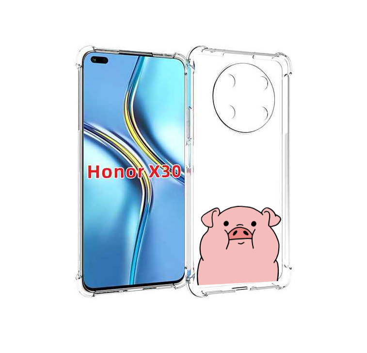 

Чехол MyPads полная-свинья для Honor X30 / Magic4 Lite 5G, Прозрачный, Tocco