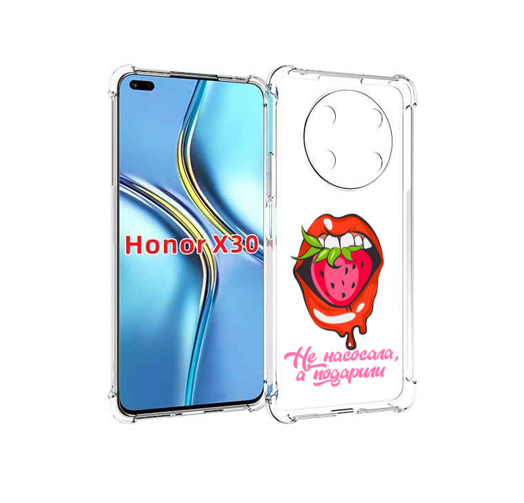 

Чехол MyPads подарили для Honor X30 / Magic4 Lite 5G, Прозрачный, Tocco