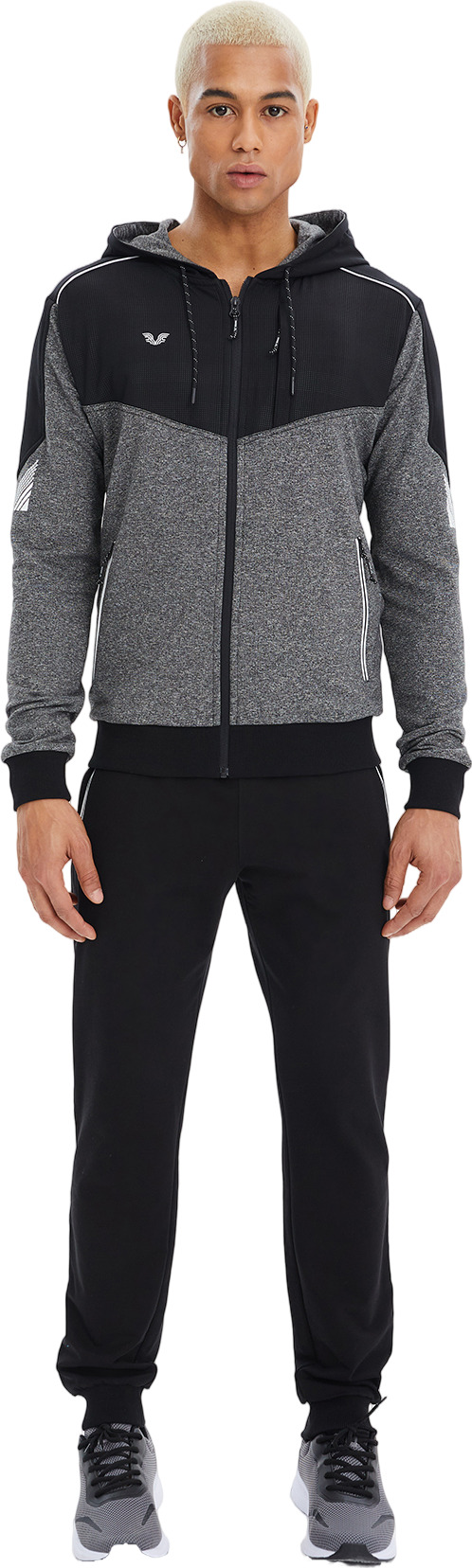 

Костюм мужской Bilcee Men's Tracksuit черный; серый M, Men's Tracksuit