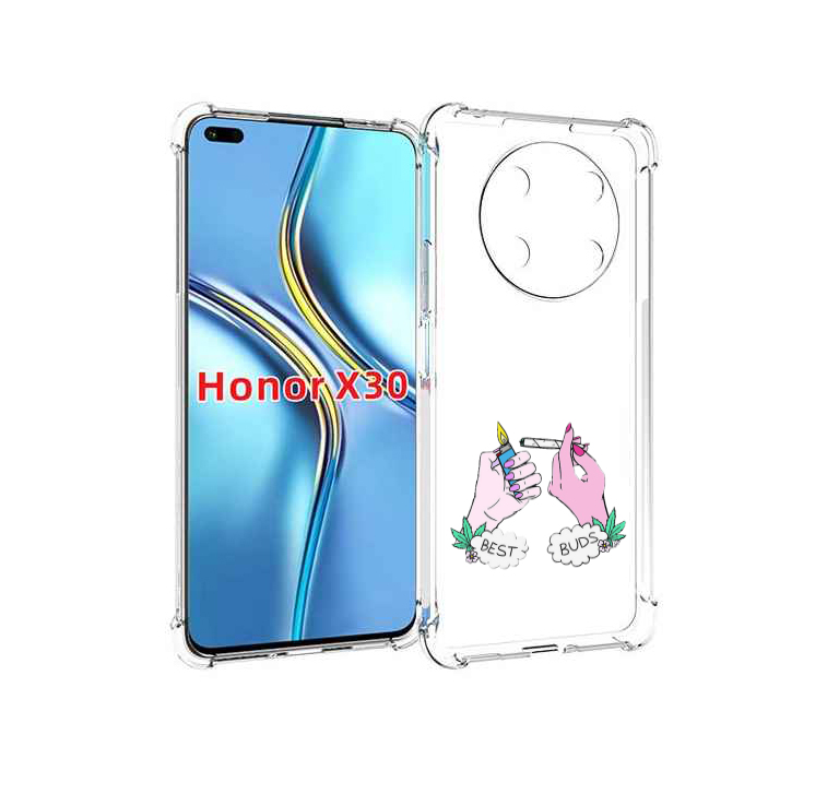 

Чехол MyPads плохие руки женский для Honor X30 / Magic4 Lite 5G, Прозрачный, Tocco
