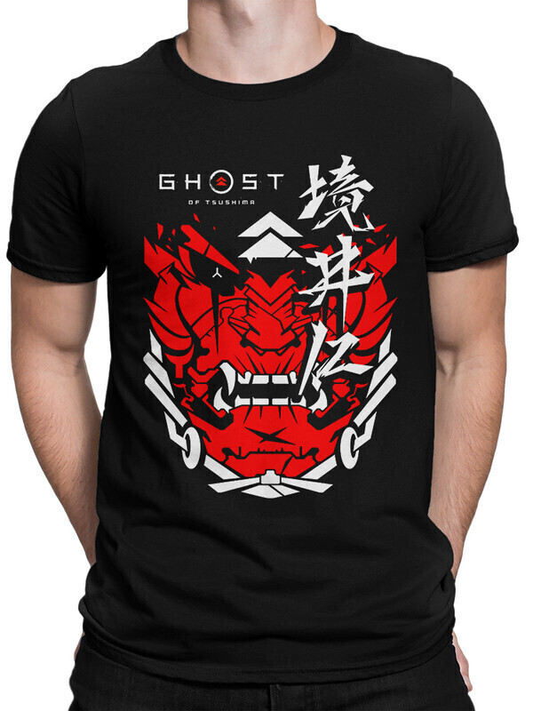 

Футболка мужская Dream Shirts Призрак Цусимы - Ghost of Tsushima 10008442 черная L, Призрак Цусимы - Ghost of Tsushima 10008442