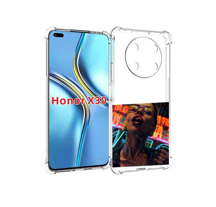 Чехол MyPads пирсинги-в-щеках для Honor X30 / Magic4 Lite 5G