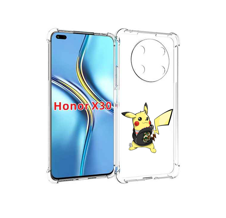

Чехол MyPads пикачу для Honor X30 / Magic4 Lite 5G, Прозрачный, Tocco