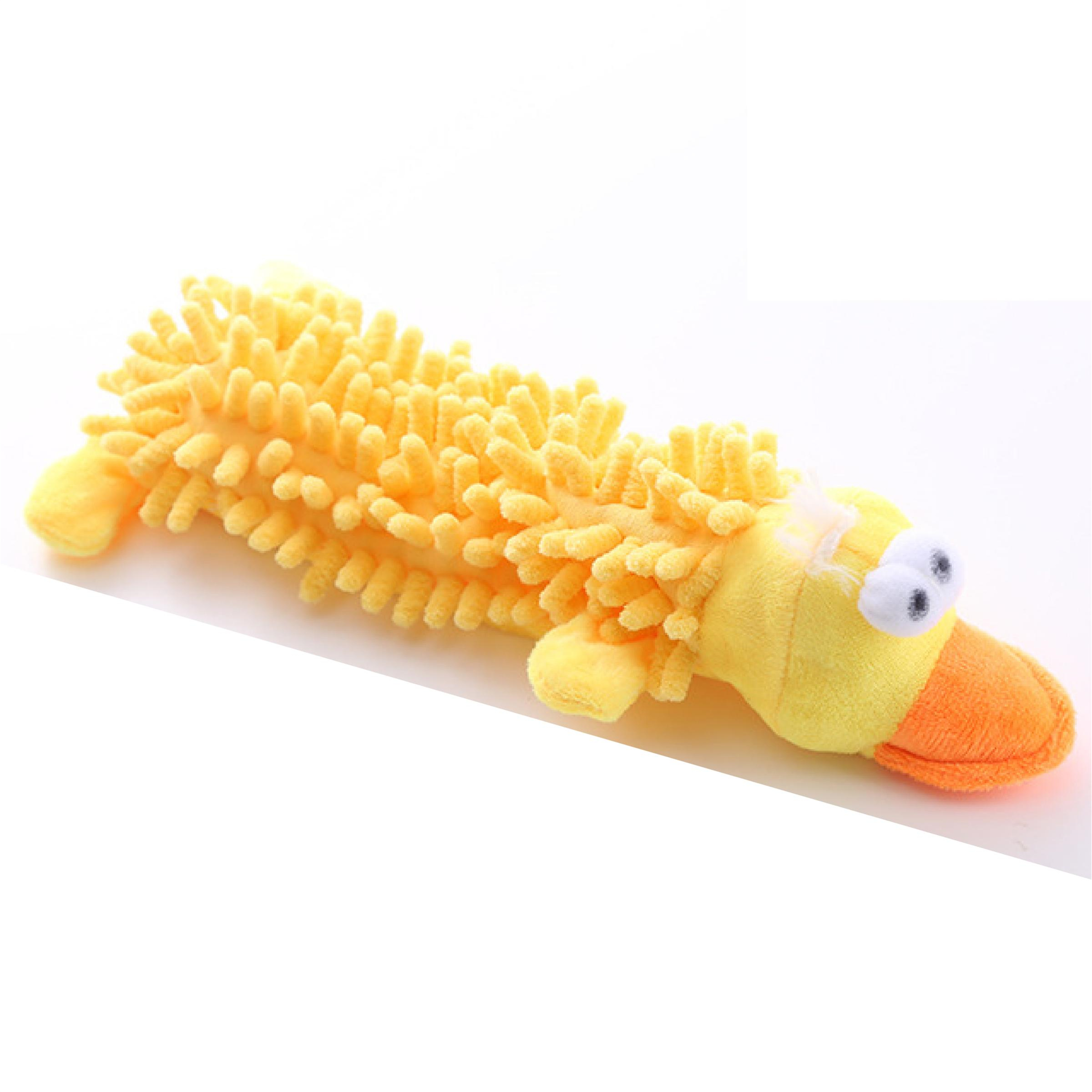 Игрушка для собак Mascube, утка,  SM032-060, жёлтая