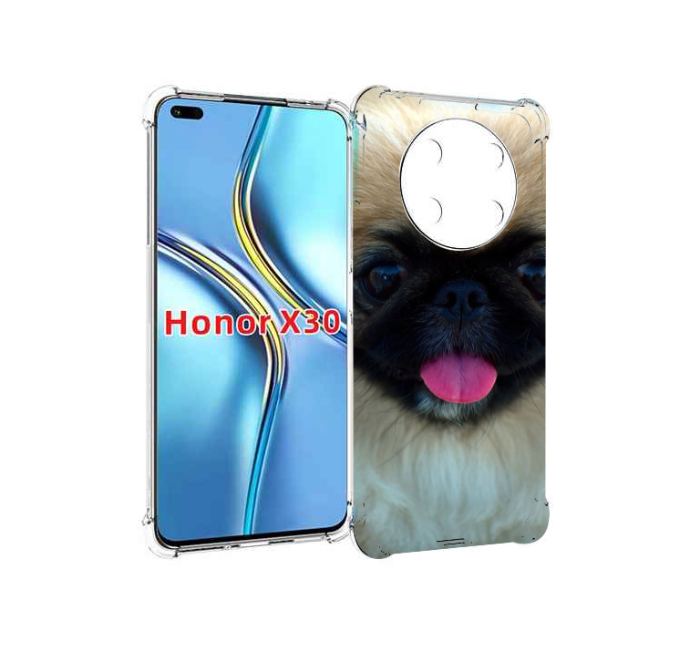 

Чехол MyPads пекинез для Honor X30 / Magic4 Lite 5G, Прозрачный, Tocco