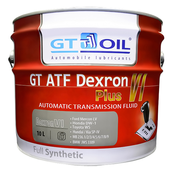 фото Масло транс. gt atf dexron vi plus, 10 л gt oil арт. 8809059408643