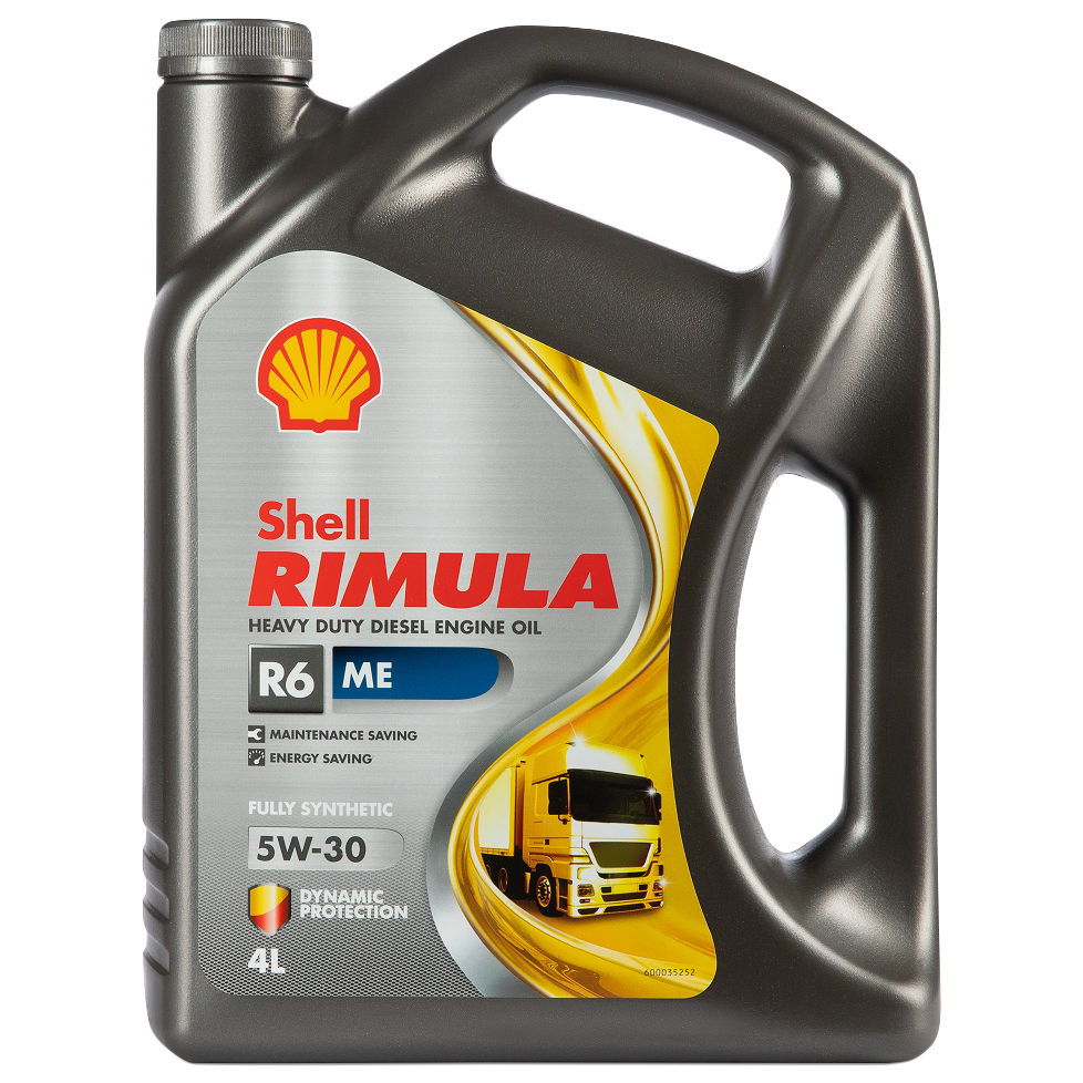 фото Масло моторное shell rimula r6 ме 5w30 4l shell арт. 550044886