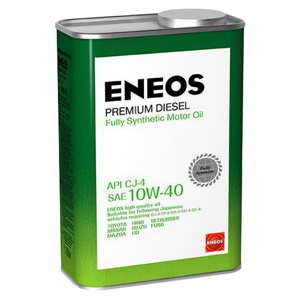 Моторное масло ENEOS синтетическое Premium Diesel CJ-4 10W40 1л