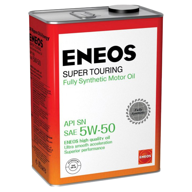 фото Масло моторное 5w50 eneos 4л синтетика super touring sn eneos арт. 8809478941738