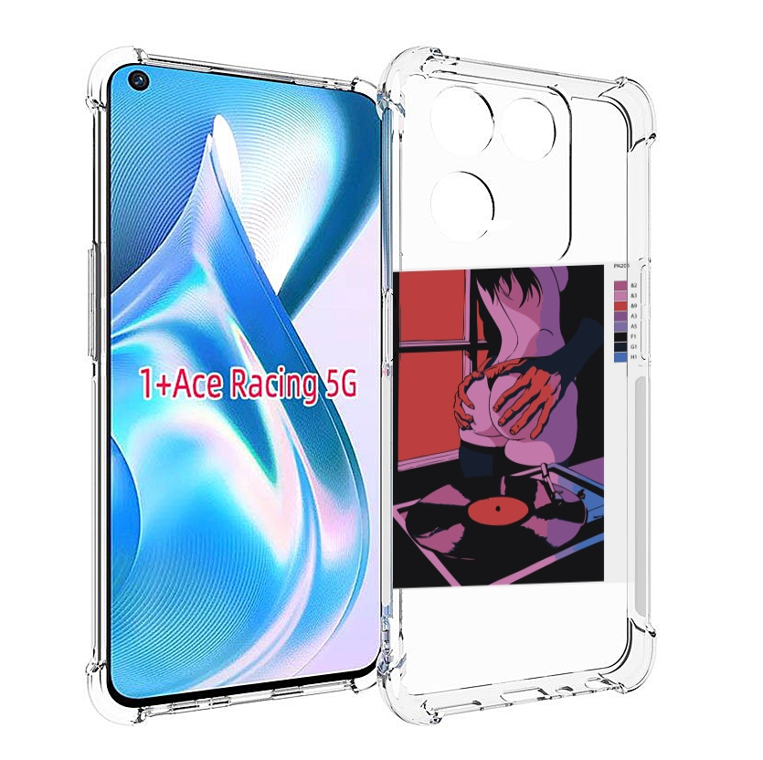 

Чехол MyPads девушка красивая сзади женский для OnePlus Ace Racing, Прозрачный, Tocco