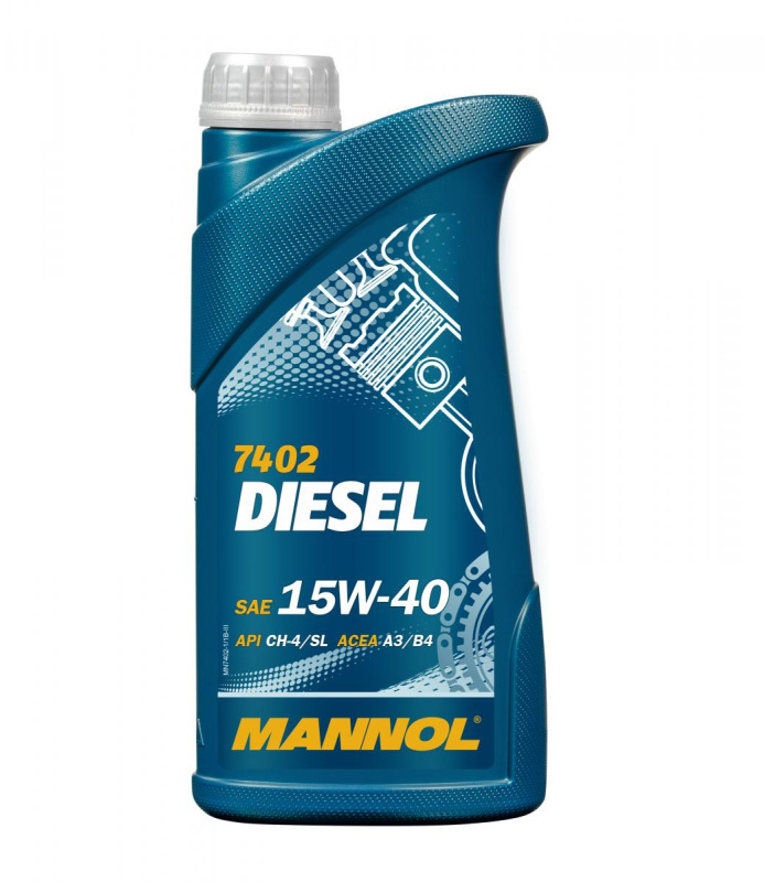 Моторное масло MANNOL DIESEL 7402 15W-40 1 л 1600₽