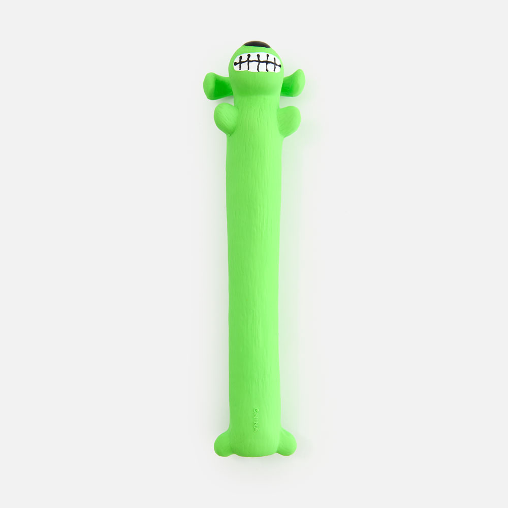 Игрушка для собак Mascube, длинная собака, SM032-052, зелёная