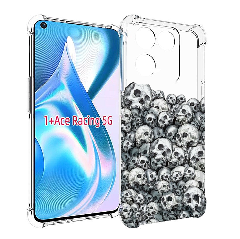 

Чехол MyPads гора из черепов для OnePlus Ace Racing, Прозрачный, Tocco