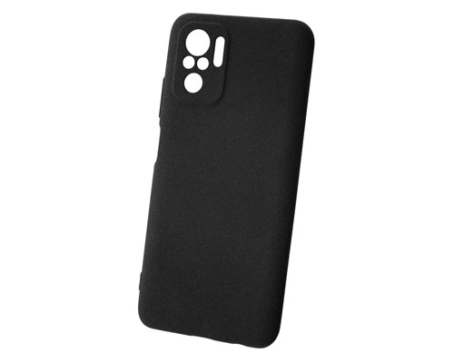 фото Чехол newlevel fluff tpu hard black для xiaomi redmi note 10