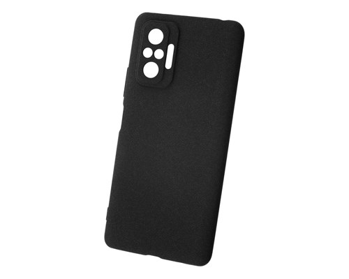 фото Чехол newlevel fluff tpu hard black для xiaomi redmi note 10 pro