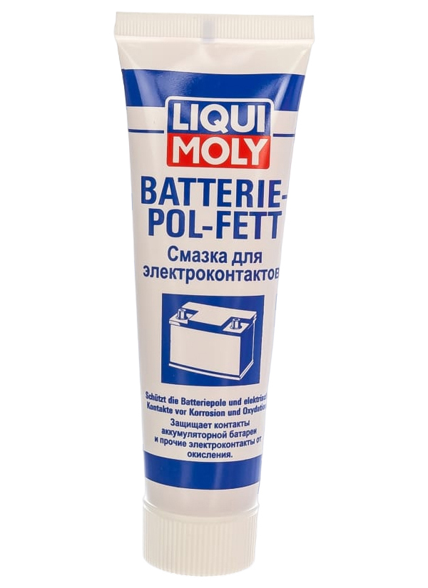 7643 LiquiMoly Смазка дэлектроконтактов Batterie-Pol-Fett 005кг 546₽