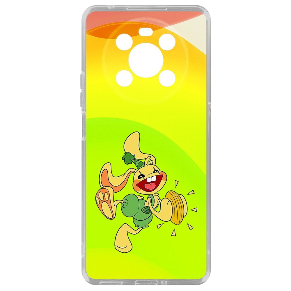 

Чехол Хаги Ваги - Крольчонок Бонзо для Honor X9, Прозрачный