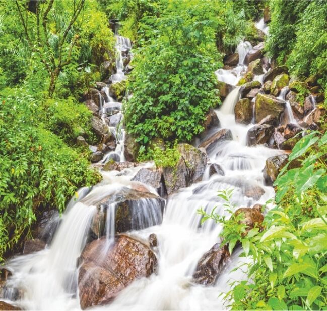 фото Фотообои симфония bellissimo горный водопад 2,1х2,0 м в-025