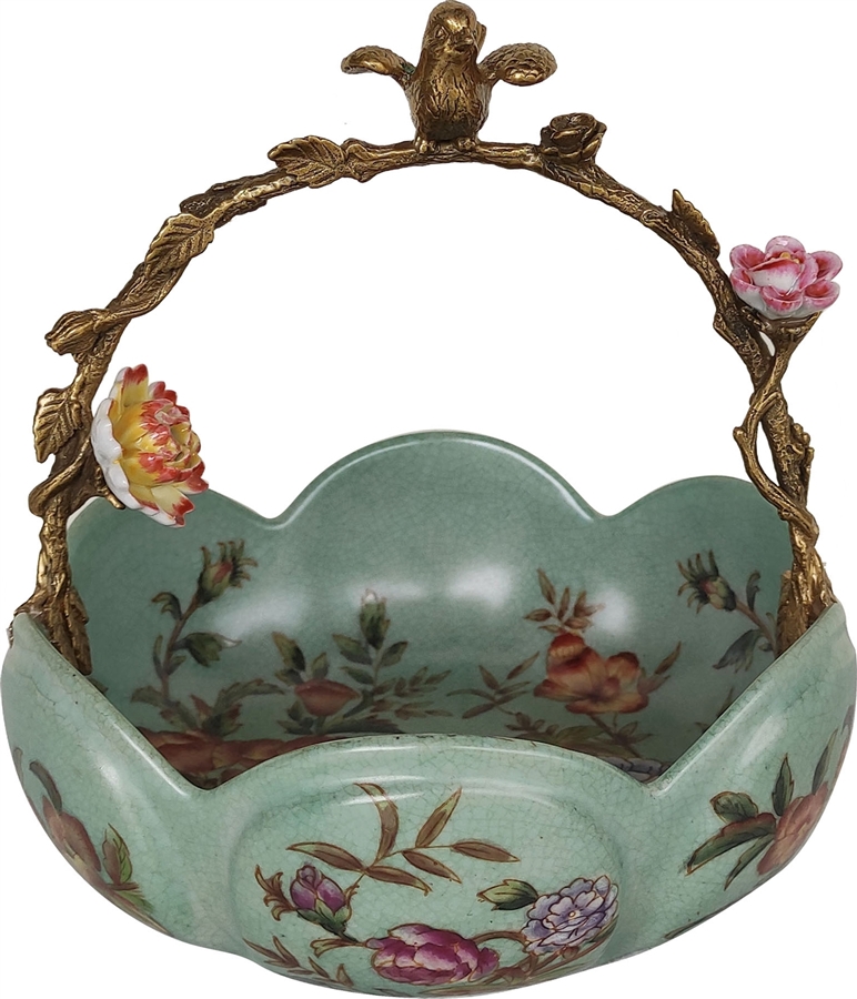 

Корзинка-фруктовница с птичками Glasar 31G2407/D923FC/HLG2037