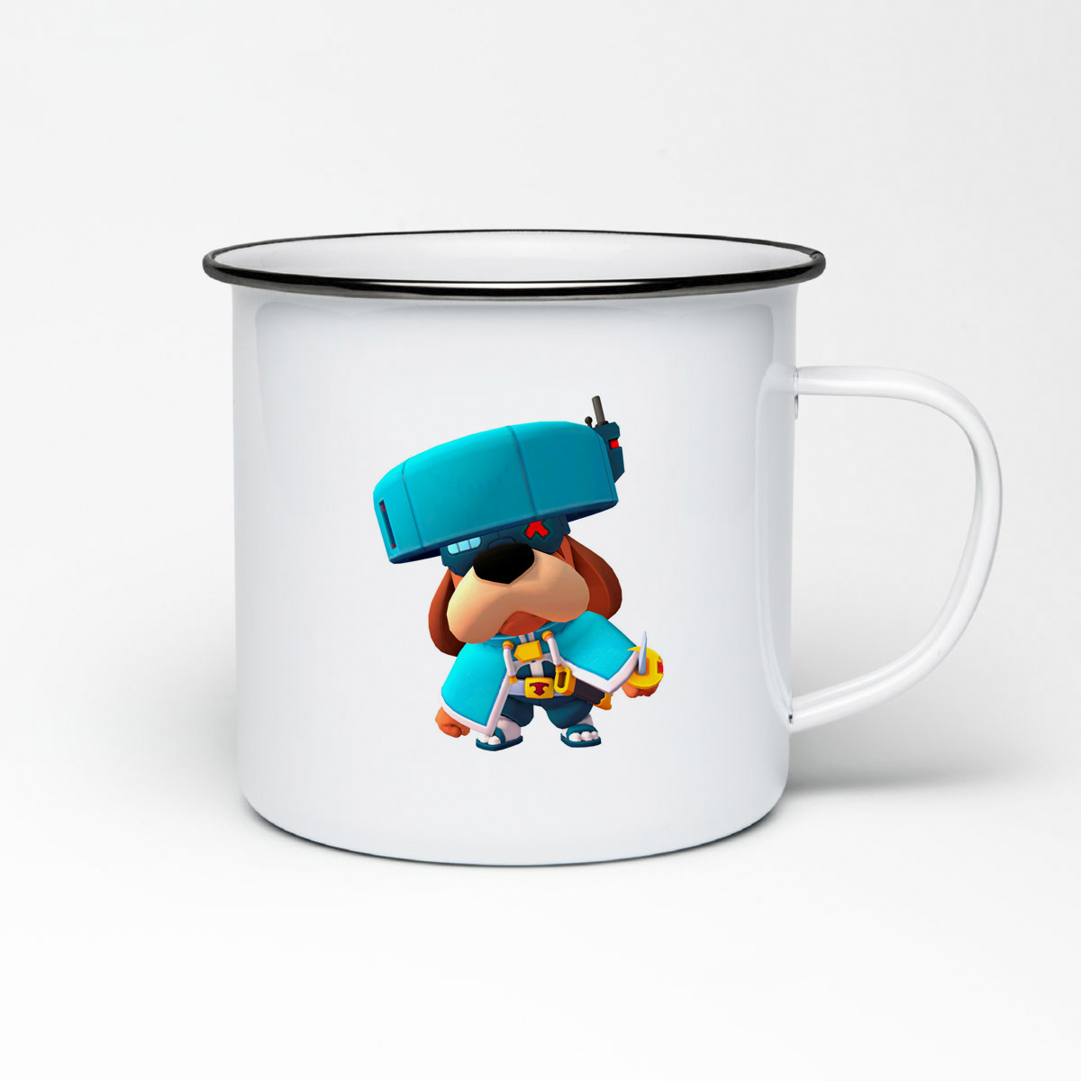 

Кружка металлическая CoolPodarok Игры. Brawl Stars Генерал Гавс
