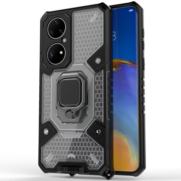 фото Противоударный чехол epik honeycomb armor с защитой камеры для huawei p50 pro