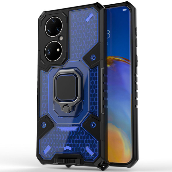 фото Противоударный чехол epik honeycomb armor с защитой камеры для huawei p50