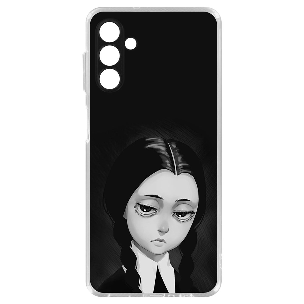 Чехол Уэнсдей Аддамс - Рисованная Уэнсдей для Samsung Galaxy A13s (A137)