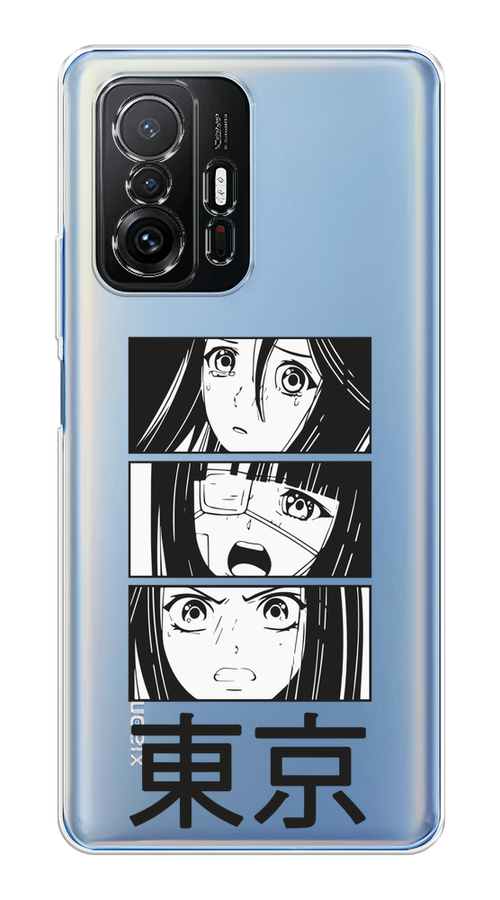

Чехол на Xiaomi Mi 11T/11T Pro "Tokyo girls", Белый;черный;прозрачный, 311250-1