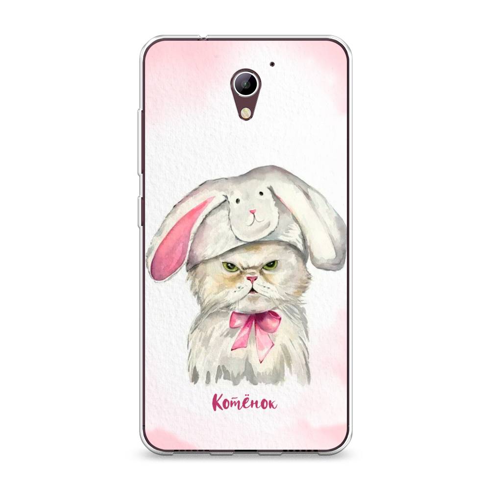 

Чехол на ZTE Blade A510 "Мой котёнок", Розовый;серый, 130150-1