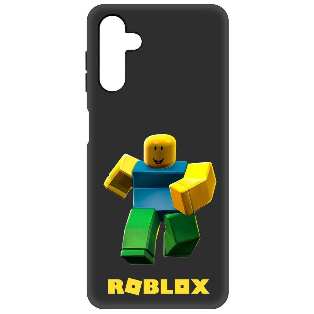 

Чехол-накладка Софт Roblox-Классический Нуб для Samsung Galaxy A13 5G (A136), Черный