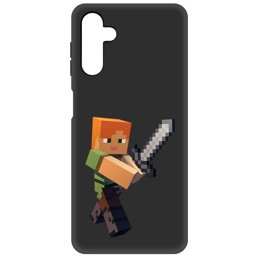 

Чехол-накладка Софт Minecraft-Алекс для Samsung Galaxy A13 5G (A136), Черный