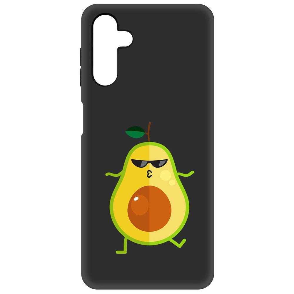 

Чехол-накладка Софт Авокадо Стильный для Samsung Galaxy A13 5G (A136), Черный