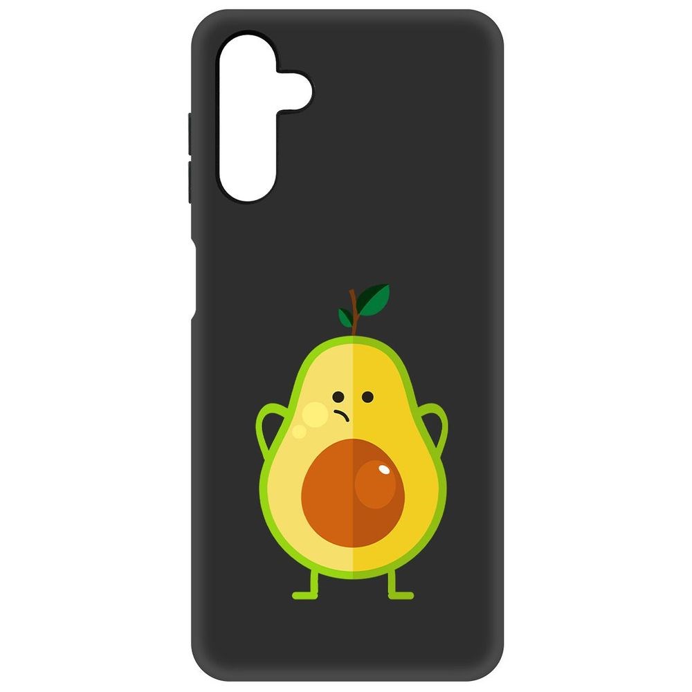 

Чехол-накладка Софт Авокадо Недоумевающий для Samsung Galaxy A13 5G (A136), Черный