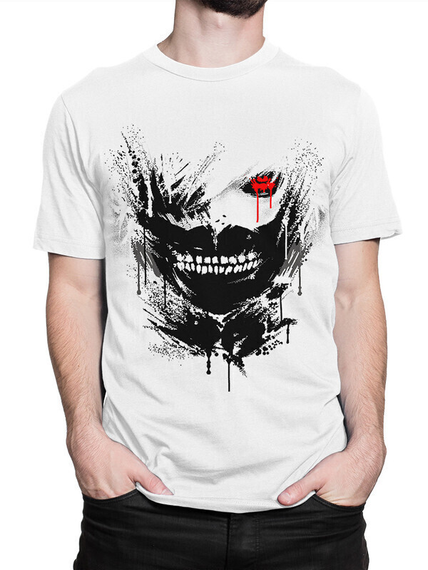 

Футболка мужская Dream Shirts Токийский Гуль 10008412 белая M, Токийский Гуль 10008412