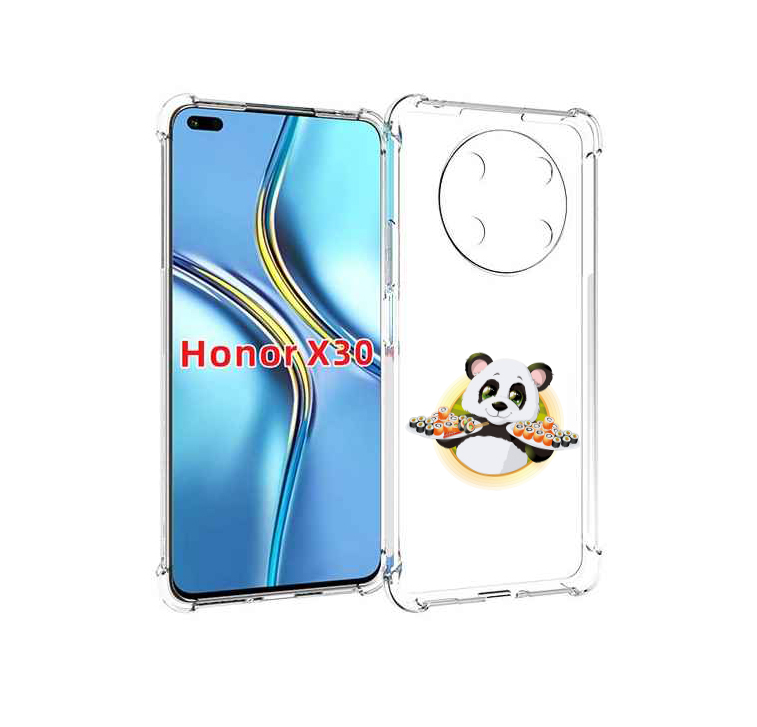 

Чехол MyPads панда-с-суши для Honor X30 / Magic4 Lite 5G, Прозрачный, Tocco