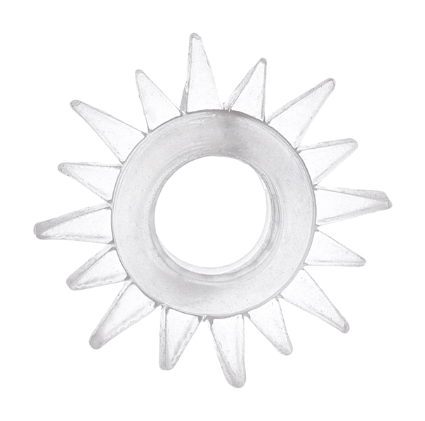фото Прозрачное гелевое эрекционное кольцо-солнце toyfa