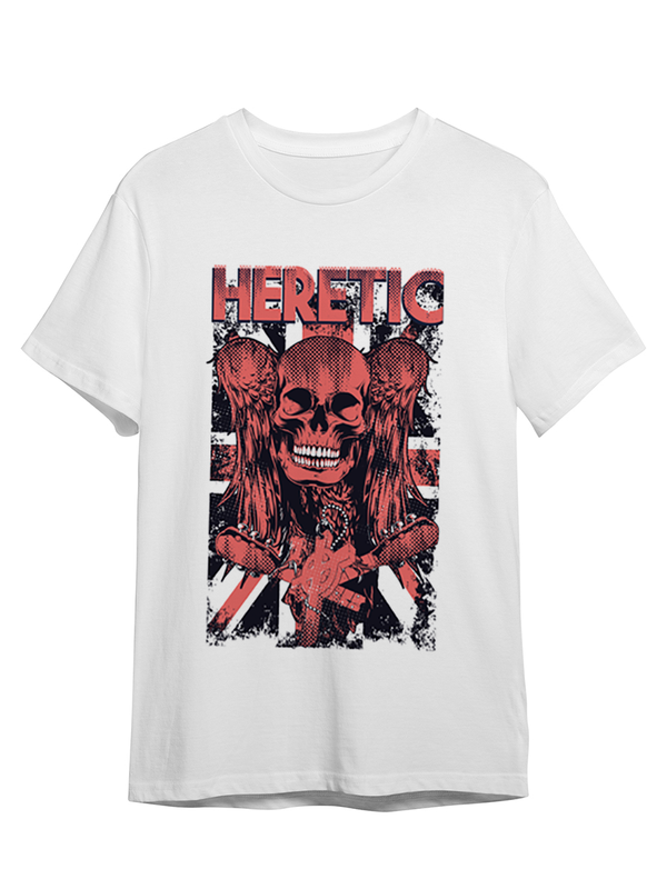 

Футболка унисекс СувенирShop Абстракция "Heretic / Череп" 213 белая 2XL (52-54), Белый, Абстракция "Heretic / Череп" 213